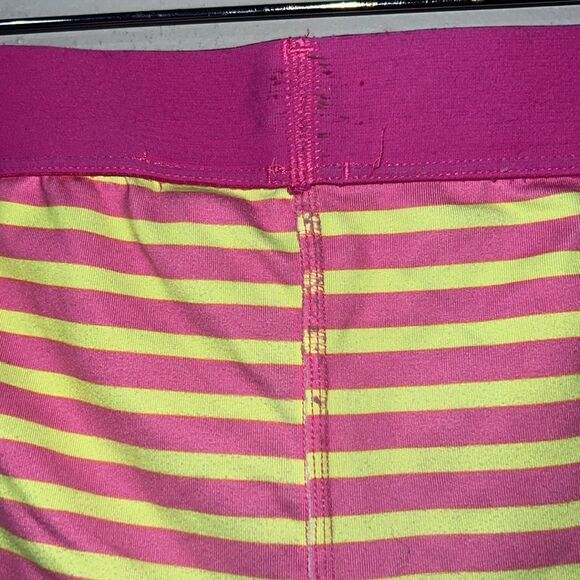 Nike Pro Dri Fit women’s sz large striped sport leggingsp - Picture 7 of 9